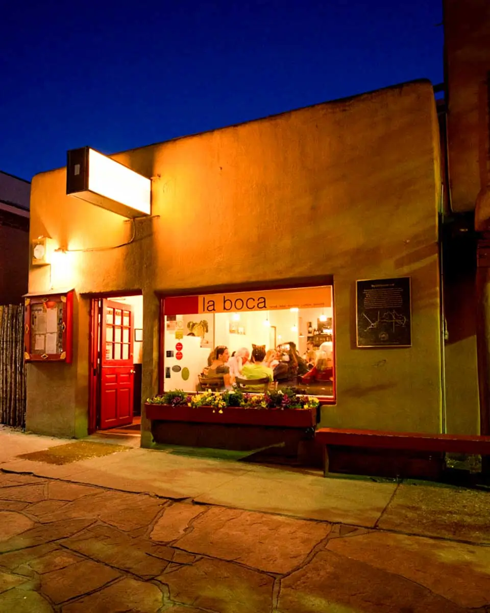 La Boca restaurant in Santa Fe, New Mexico