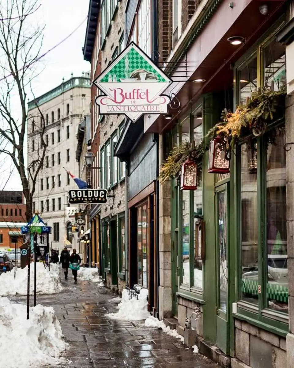 Le Buffet de l'Antiquaire, Quebec City, Canada
