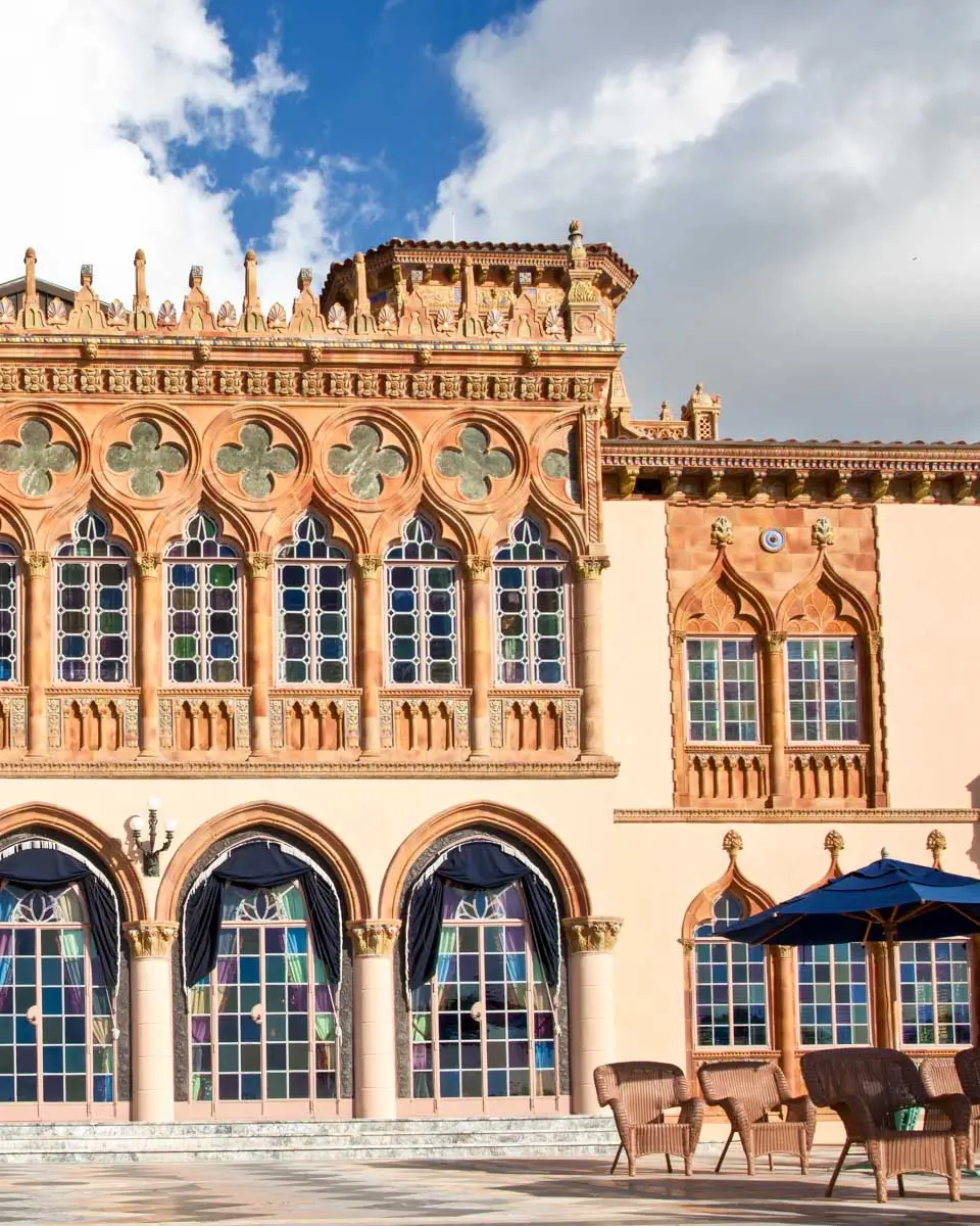 Mansion of Ringling Museum in Sarasota, Florida