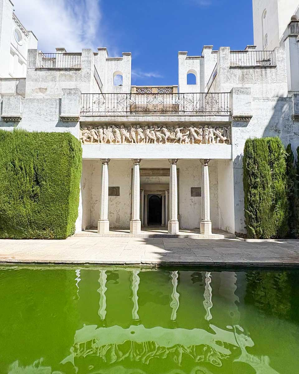 One of the courtyards at Fundación Rodríguez-Acosta in Granada