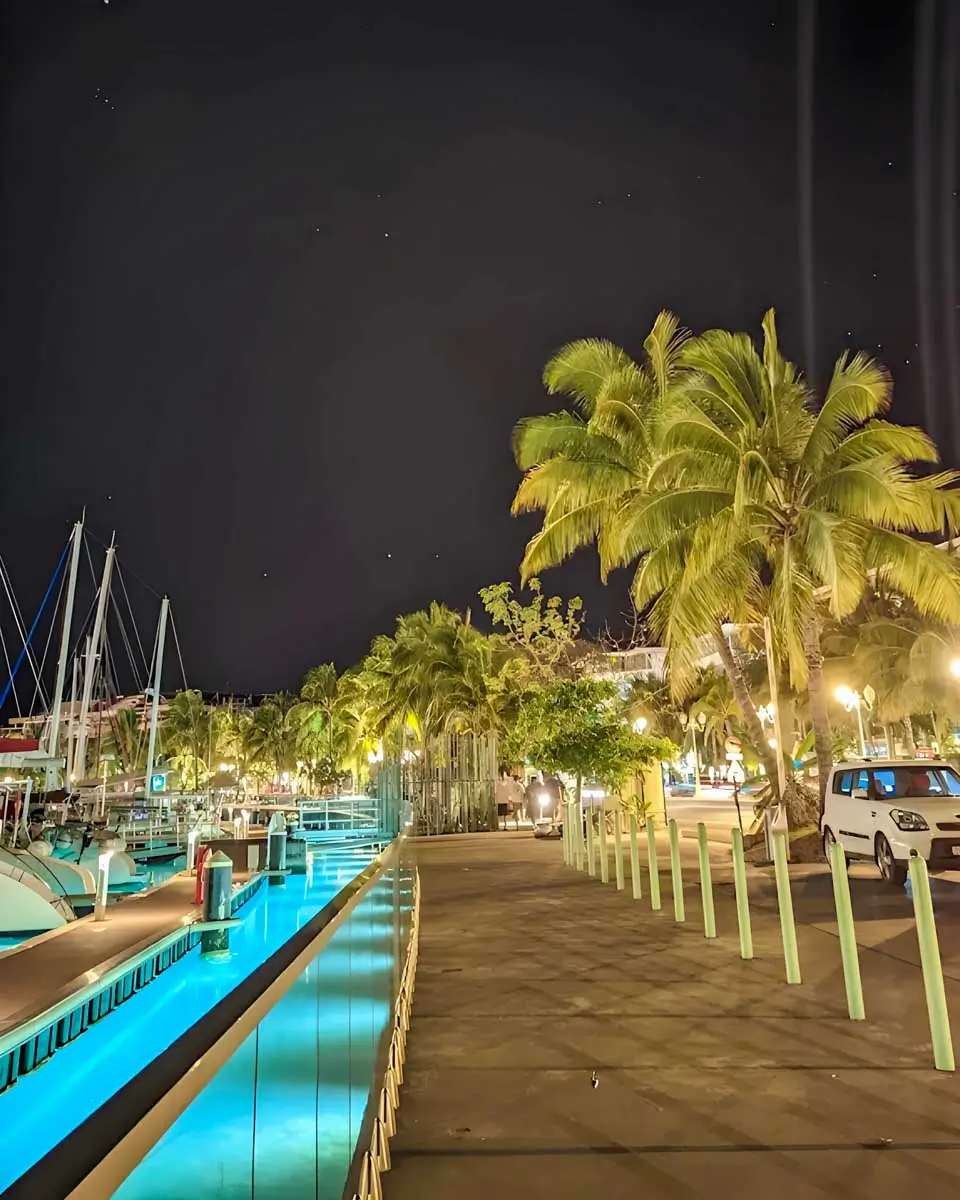 Papeete Harbor at night in Tahiti 1 (2)