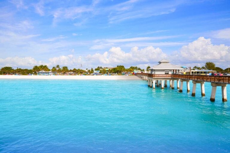 Pier at Fort Myers Beach in Florida