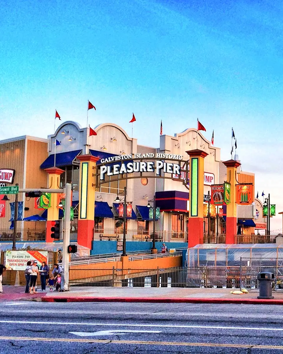 Pleasure Pier in Galveston, Texas