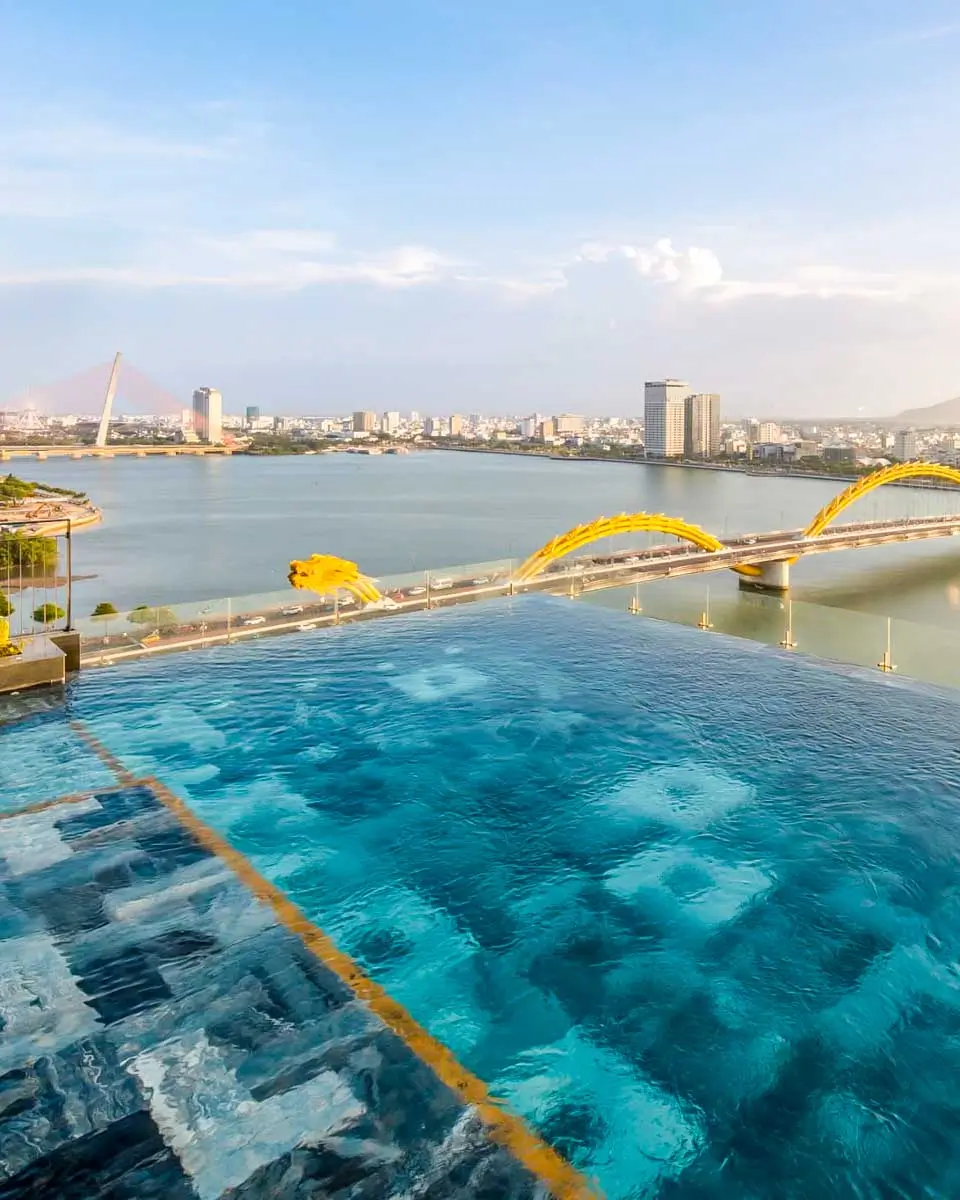 Rooftop pool in Caro Premium Danang Hotel, Vietnam