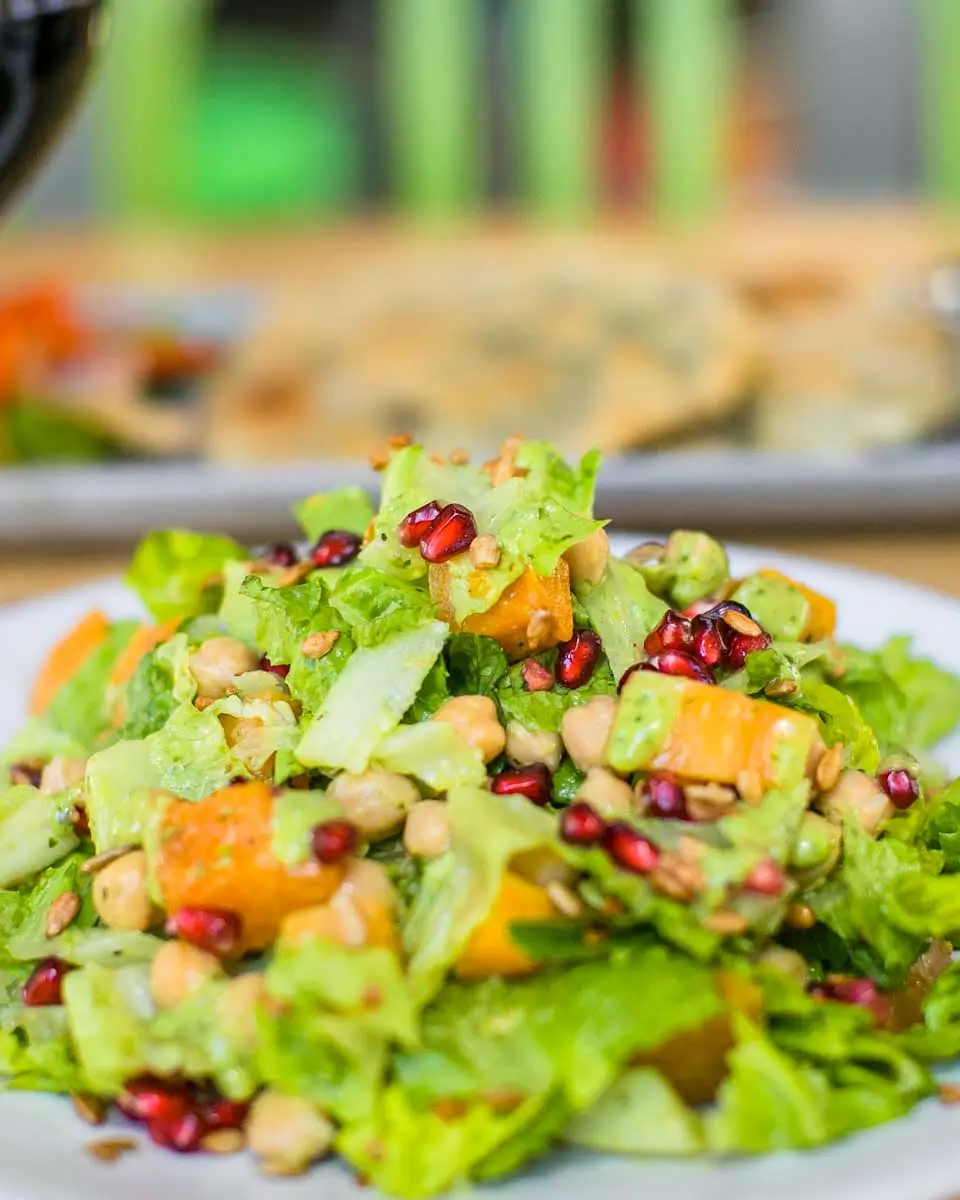 Salad at Sweetwater Harvest Kitchen, Santa Fe, New Mexico