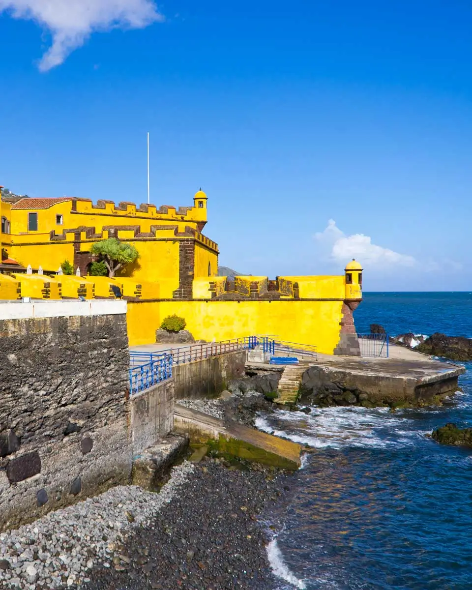 São Tiago Fortress in Madeira, Portugal