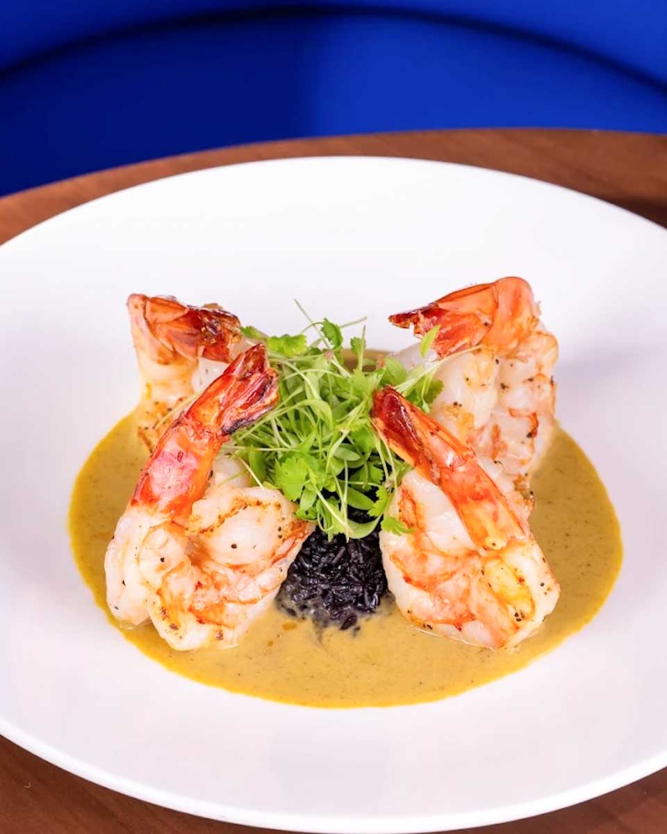 Shrimp eaten for dinner at JWB Grill in Fort Myers