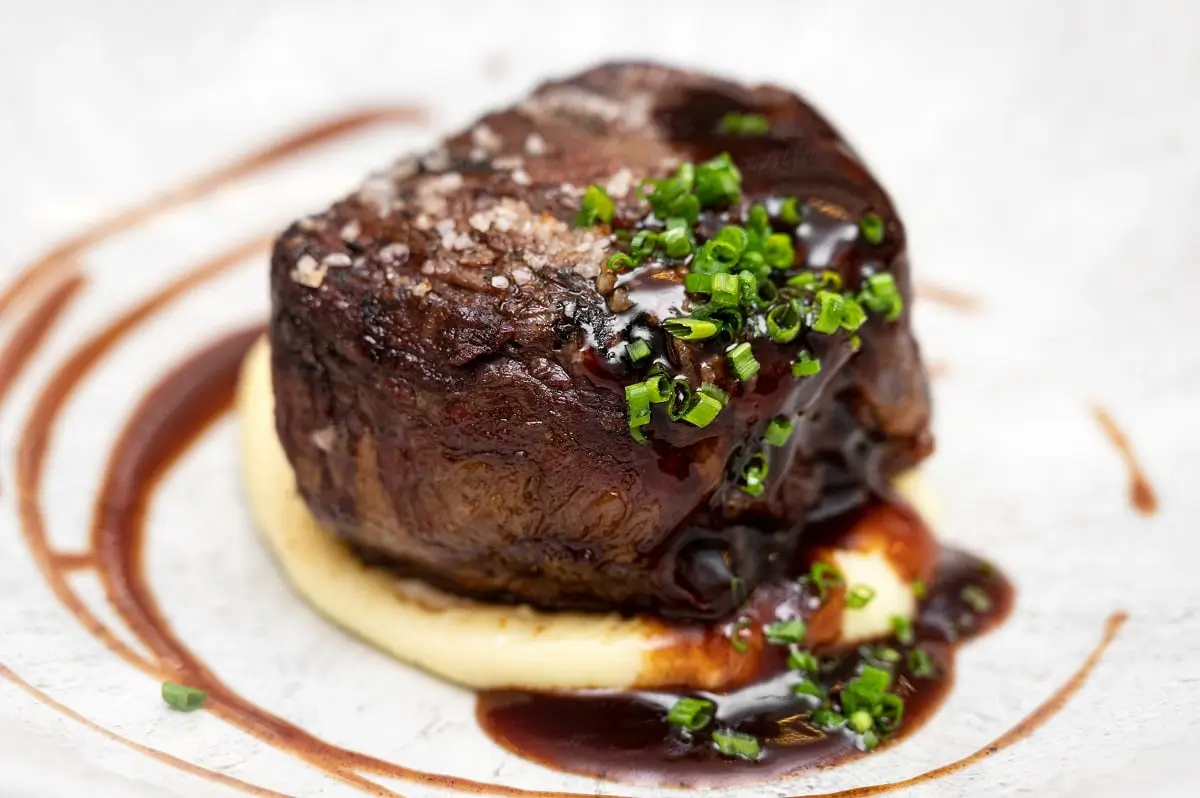 Steak eaten at Joseph's Culinary Pub, Santa Fe, New Mexico