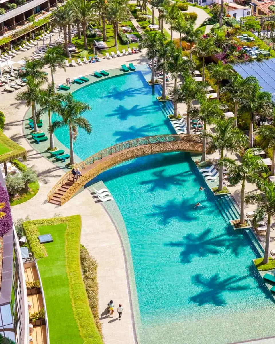 Swimming pool at Savoy Palace, Madeira, Portugal