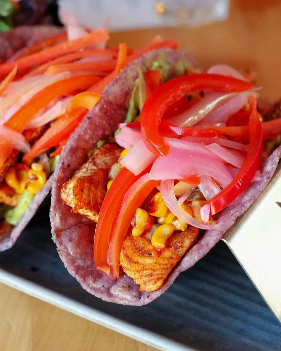 Tacos at Sweetwater Harvest Kitchen, Santa Fe, New Mexico