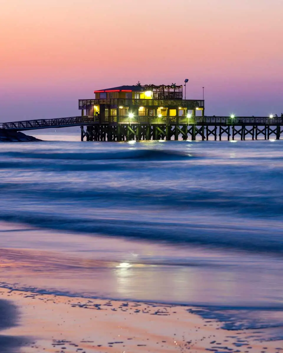 The 61st Street Fishing Pier in Galveston, Texas