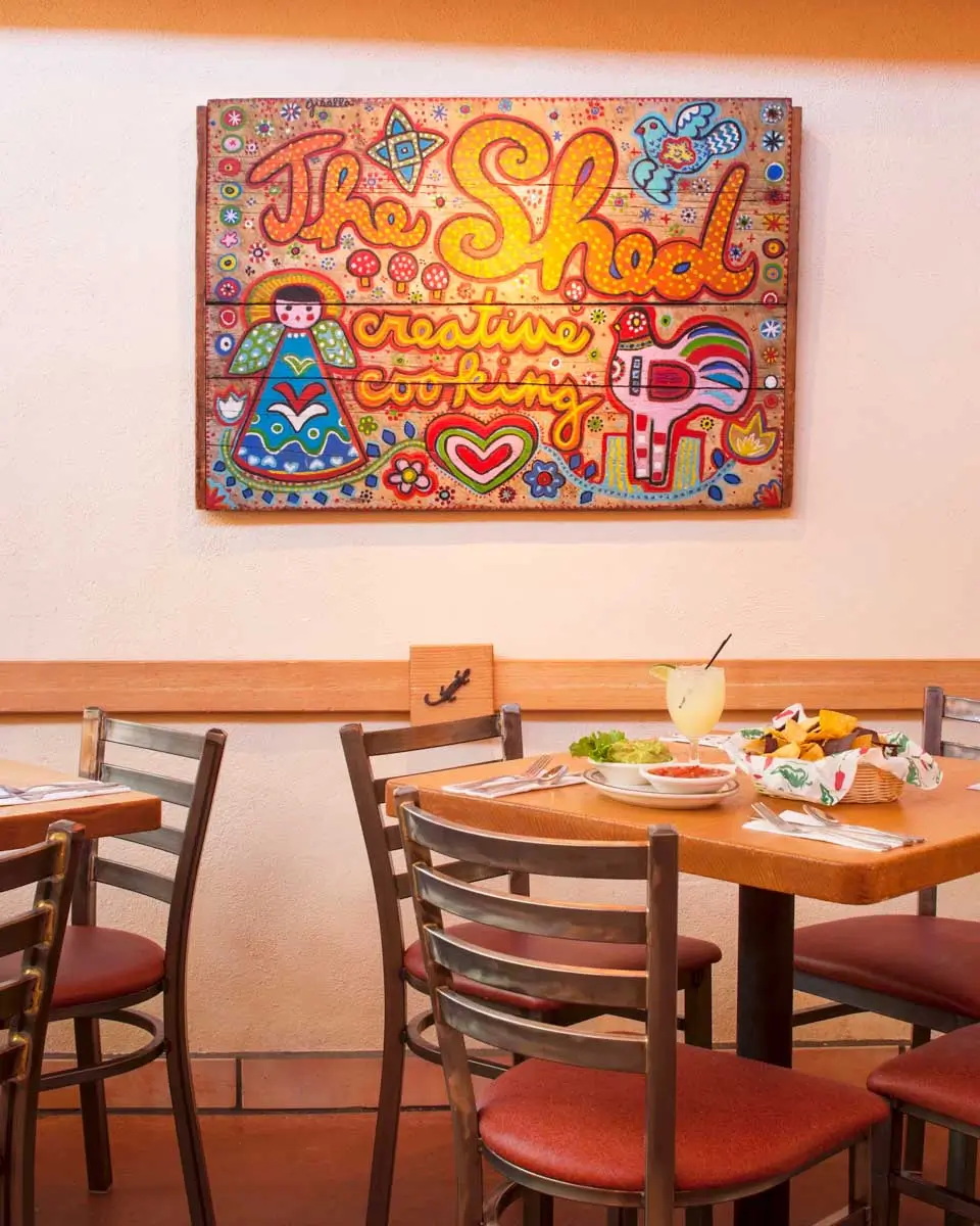 The Shed restaurant in Santa Fe, New Mexico
