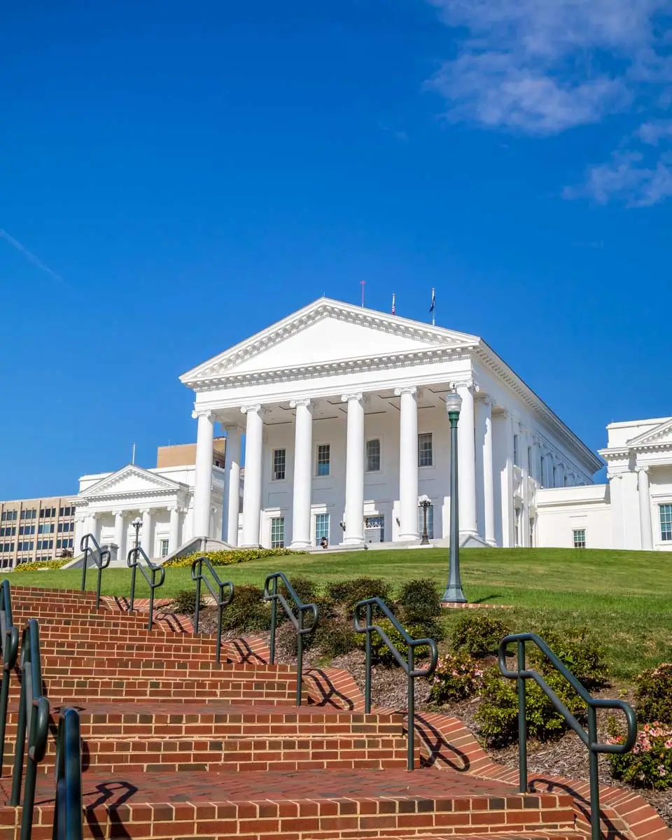 The State Capital building in Richmond Virginia
