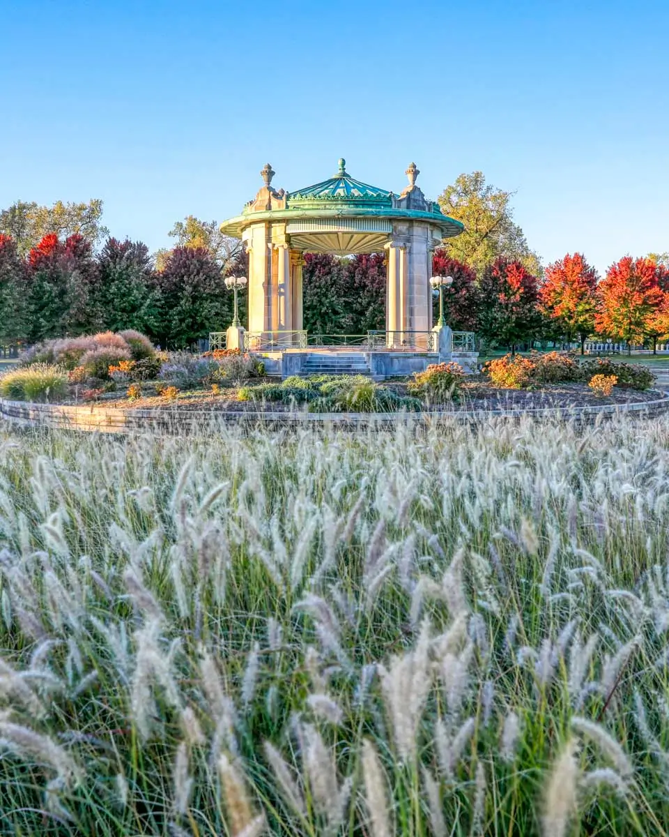 The bandstand located in Forest Park, St. Louis, Missouri