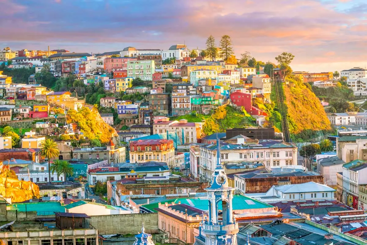 The colorful city of Valparaiso, Chile
