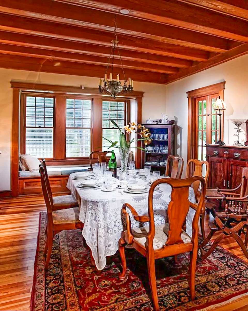 The dining room inside Edison & Ford Winter Estates in Fort Myers, Florida copy