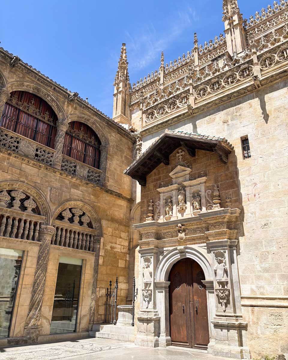 The outside of the Royal Chapel in Granada