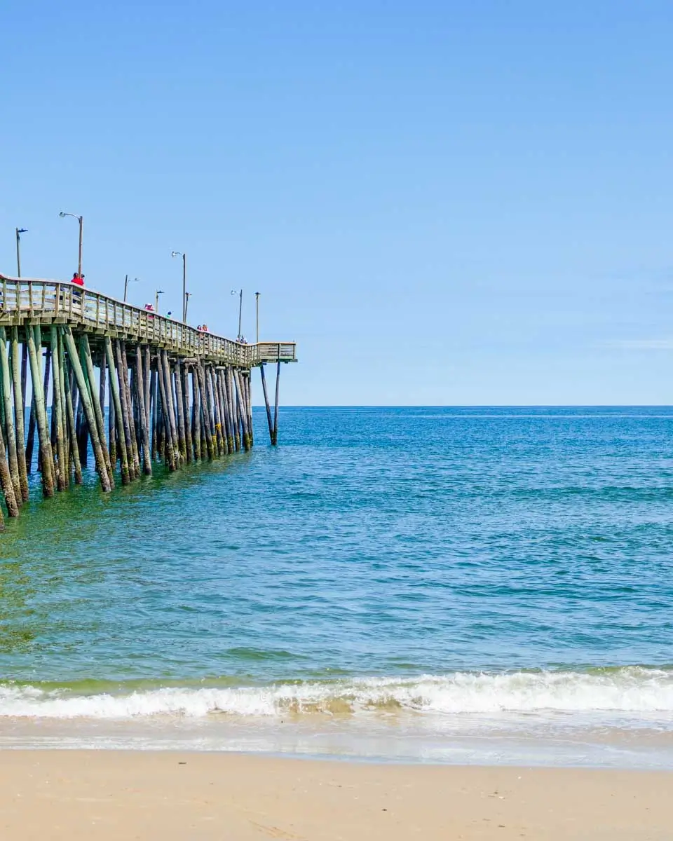 The pier on Virginia Beach