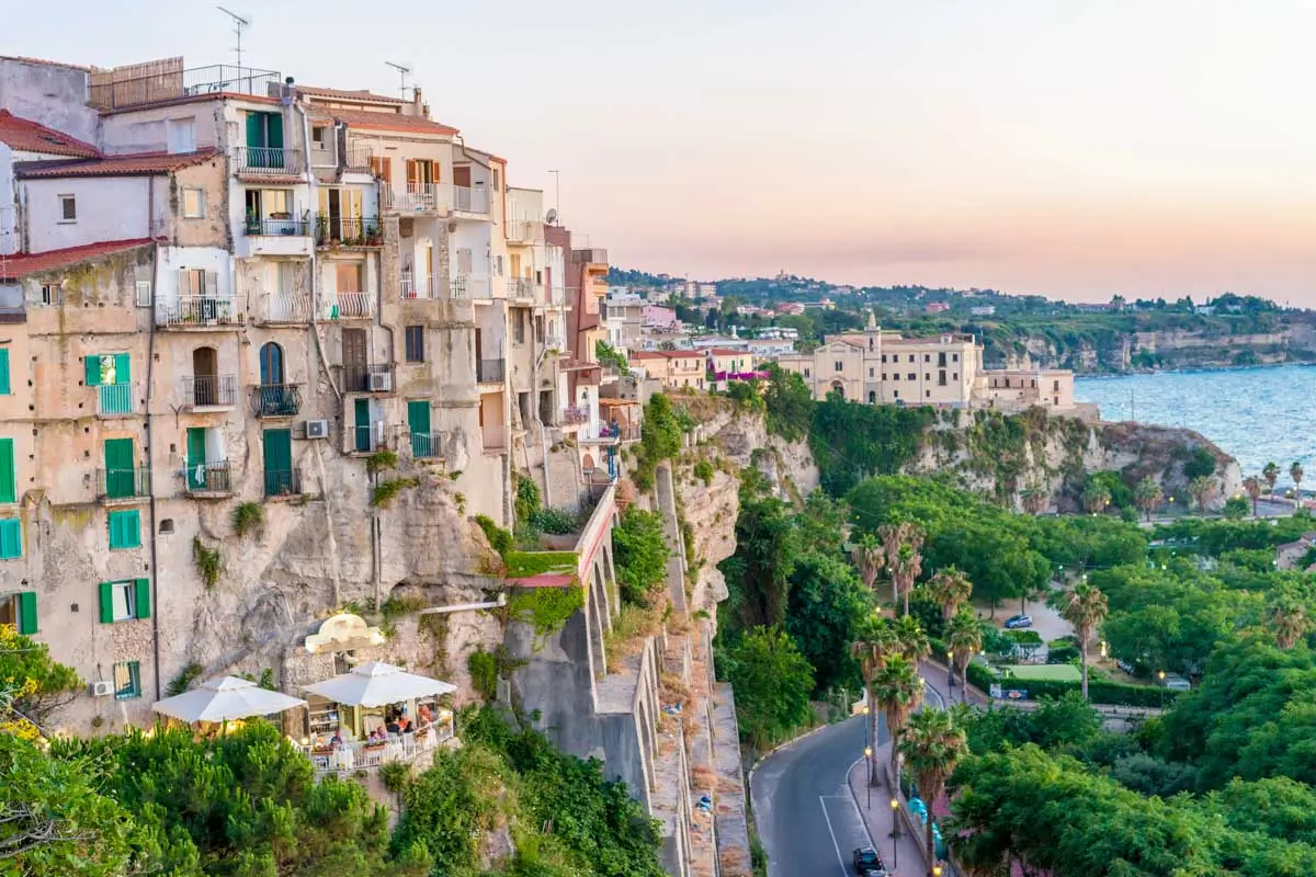 Upper Tropea st sunset, Tropea, Italy