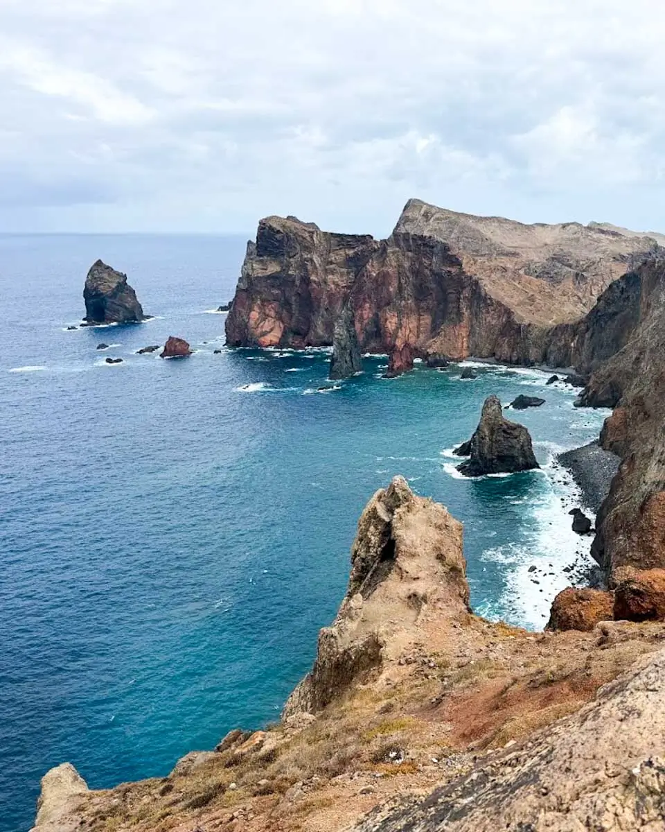 View from Ponta de Sāo Lourenço, Madeira, Portugal