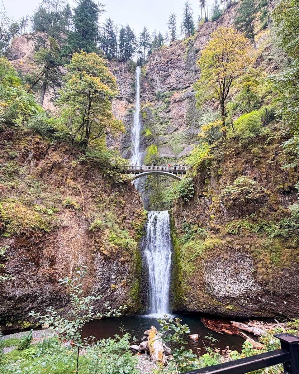 View of Multnomah Falls, Portland, Oregon
